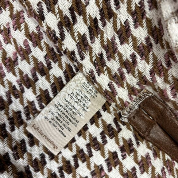 Soft Surroundings Houndstooth Jacket Size 2X - Picture 5 of 12